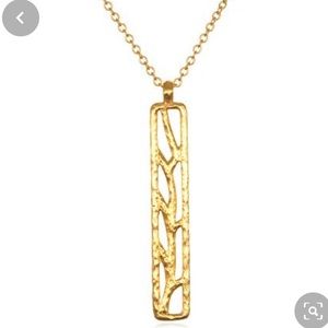 Satya Jewelry gold tree branch long necklace